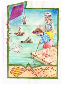 "Le chameau et les bâtons flottants" 